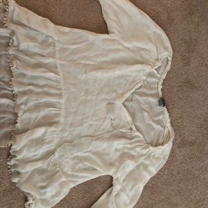 White boho shirt